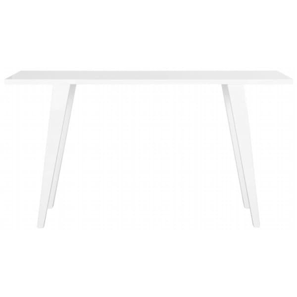 Safavieh Manny Lacquer Console Table- White - 32.2 x 17.7 x 59 in. - FOX4220B