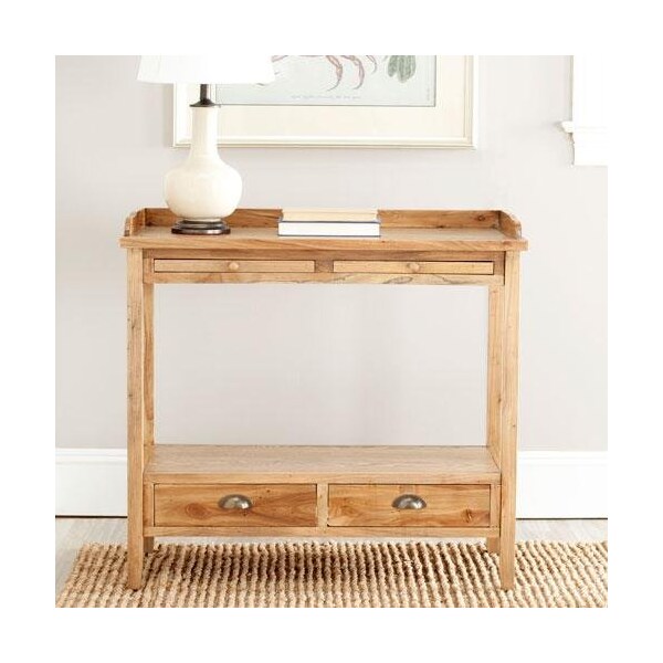 Safavieh Alice Console Table - Pickled Oak - AMH6571A