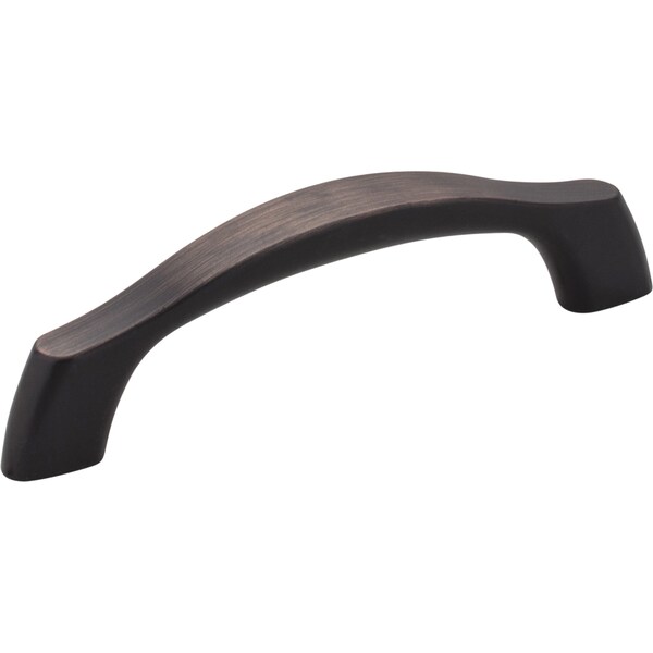 Elements By Hardware Resources 96 mm Center-to-Center Brushed Oil Rubbed Bronze Aiden Cabinet Pull - 993-96DBAC