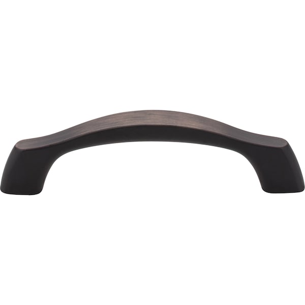 Elements By Hardware Resources 96 mm Center-to-Center Brushed Oil Rubbed Bronze Aiden Cabinet Pull - 993-96DBAC