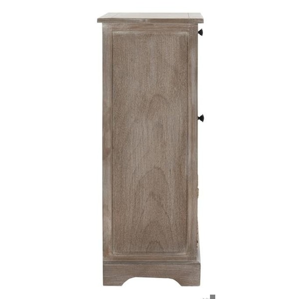 Safavieh Raven Tall Storage Unit- Vintage White - 34.3 x 13 x 15.7 in. - AMH5703F