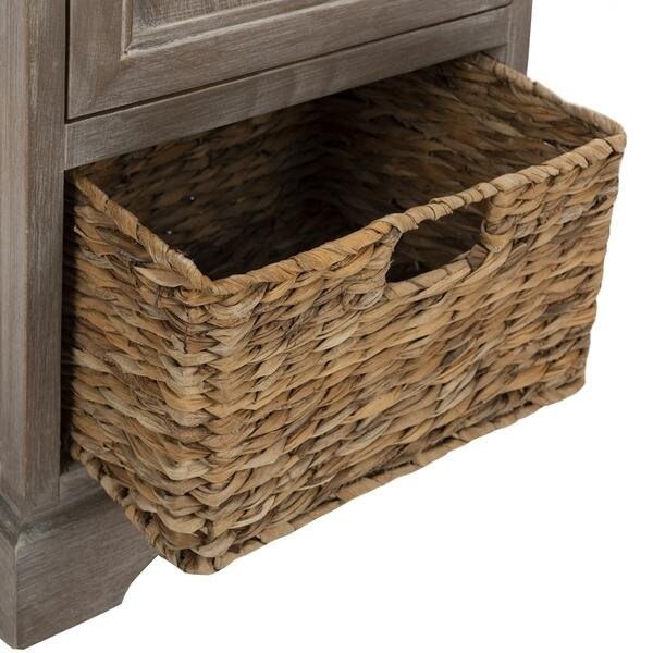 Safavieh Raven Tall Storage Unit- Vintage White - 34.3 x 13 x 15.7 in. - AMH5703F