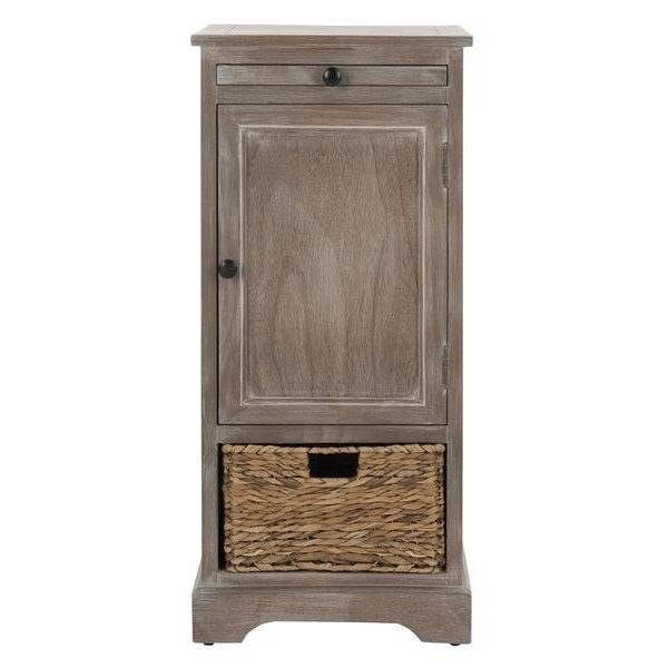 Safavieh Raven Tall Storage Unit- Vintage White - 34.3 x 13 x 15.7 in. - AMH5703F