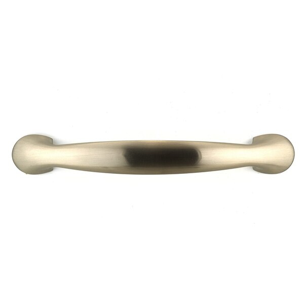 Richelieu 5-1/16 in. (128 mm) Center-to-Center Brushed Nickel Contemporary Drawer Pull - BP0525128195