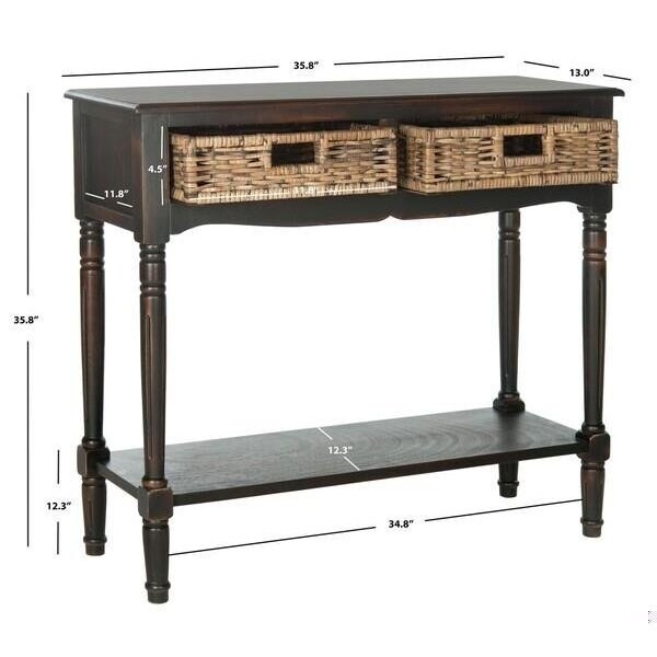 Safavieh Corbin Console Table- Brown - 32 x 13 x 35.75 in. - AMH5716A