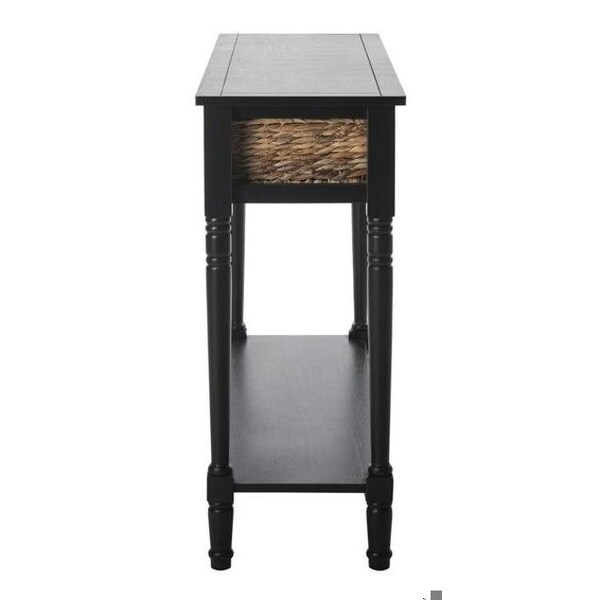 Safavieh Christa Console Table- Distressed Black - 31.5 x 13.4 x 44.5 in. - AMH5737A