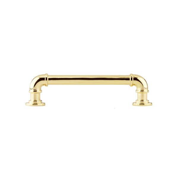 Richelieu 5 1/16 in (128 mm) Center-to-Center Brass Eclectic Drawer Pull - BP2209128130