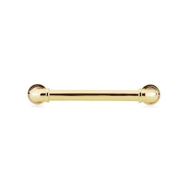Richelieu 5 1/16 in (128 mm) Center-to-Center Brass Eclectic Drawer Pull - BP2209128130