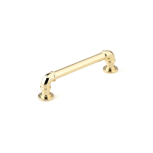 Richelieu 5 1/16 in (128 mm) Center-to-Center Brass Eclectic Drawer Pull - BP2209128130
