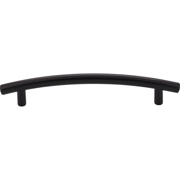 Elements By Hardware Resources 128 mm Center-to-Center Matte Black Arched Belfast Cabinet Pull - 406-128BLK