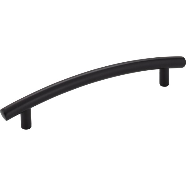 Elements By Hardware Resources 128 mm Center-to-Center Matte Black Arched Belfast Cabinet Pull - 406-128BLK