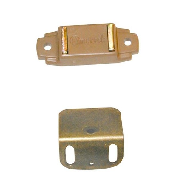 Hd A09765 3PT Amerock Magnetic Catch For Overlay Cabinet Door; Tan - A09765 3PT