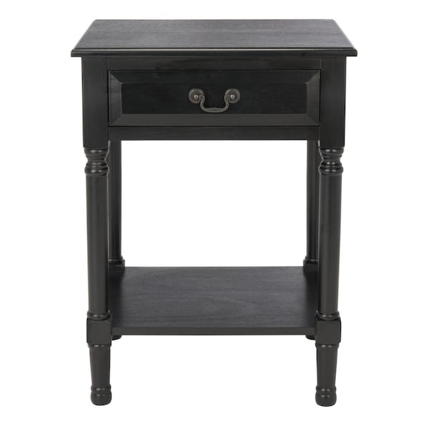 Safavieh Whitney 1 Drawer Accent Table, Black - ACC5705B