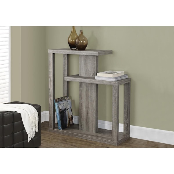 Gfancy Fixtures 32 in. Dark Taupe Hall Console Accent Table - GF3713429