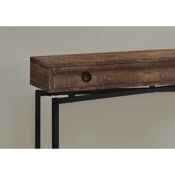 Homeroots 32.5 in. Particle Board Accent Table with Black Legs - 333209