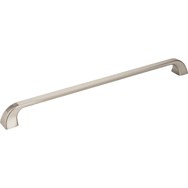 Jeffrey Alexander 305 mm Center-to-Center Satin Nickel Square Marlo Cabinet Pull - 972-305SN