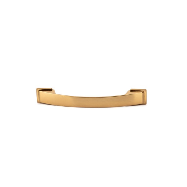 Richelieu 5 1/16 in (128 mm) Center-to-Center Aurum Brushed Gold Contemporary Cabinet Pull - BP83235128158