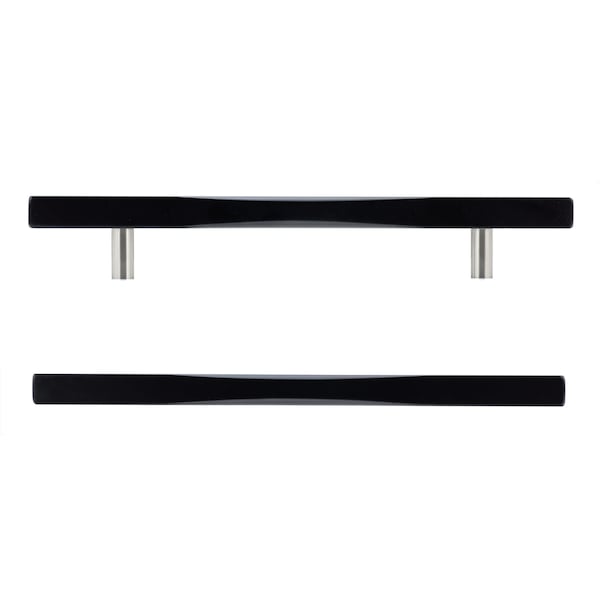 Richelieu 12 5/8 in (320 mm) Center-to-Center Matte Black Contemporary Cabinet Pull - 7735320900