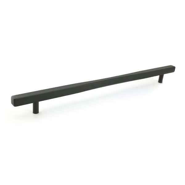 Richelieu 12 5/8 in (320 mm) Center-to-Center Matte Black Contemporary Cabinet Pull - 7735320900