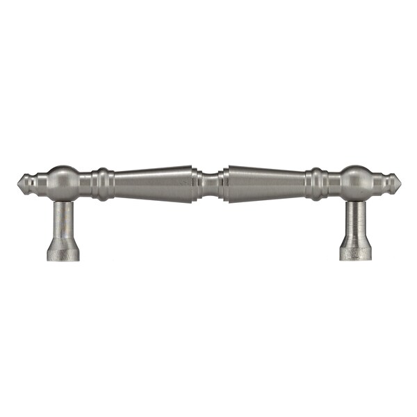 Richelieu 3-1/2 in. (89 mm) Center-to-Center Brushed Nickel Traditional Drawer Pull - BP1454195