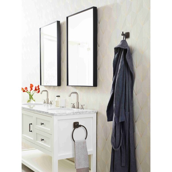 Amerock Stature 3-3/4 in 96 mm Center-to-Center Oil Rubbed Bronze Cabinet Pull - BP36887ORB