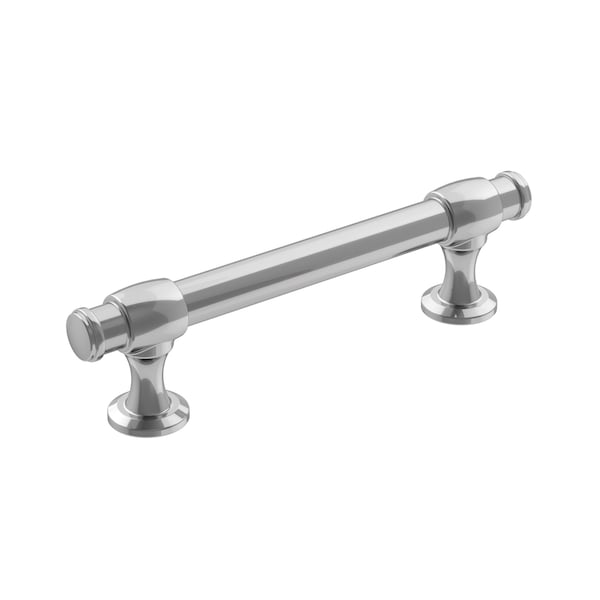 Amerock Winsome 3-3/4 in 96 mm Center-to-Center Polished Chrome Cabinet Pull - BP3676626