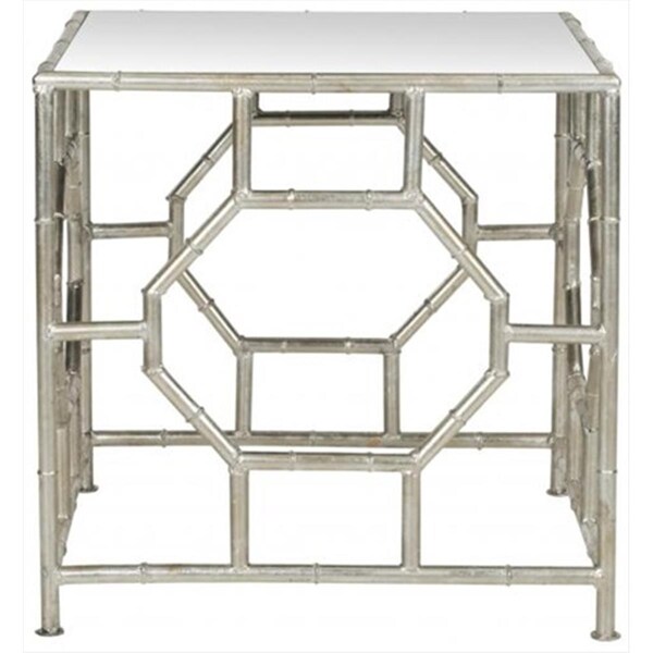 Safavieh Rory Accent Table Silver And Mirror Top - FOX2519A