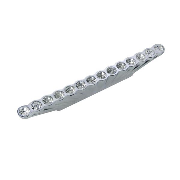 Camp Usa 2.5 in. Gleam Polished Chrome 14 Crystal Cabinet Pull, Center to Center - CA579323