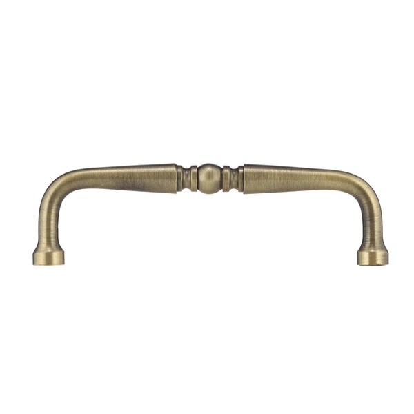 Richelieu 3-3/4 in. (96 mm) Center-to-Center Antique English Traditional Drawer Pull - BP1452AAE