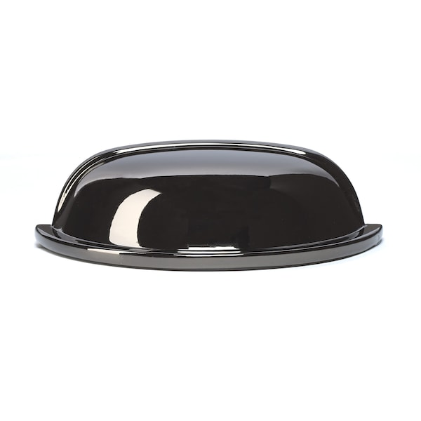 Richelieu 3 in. (76 mm) Center-to-Center Black Nickel Traditional Cup Pull - BP3038891