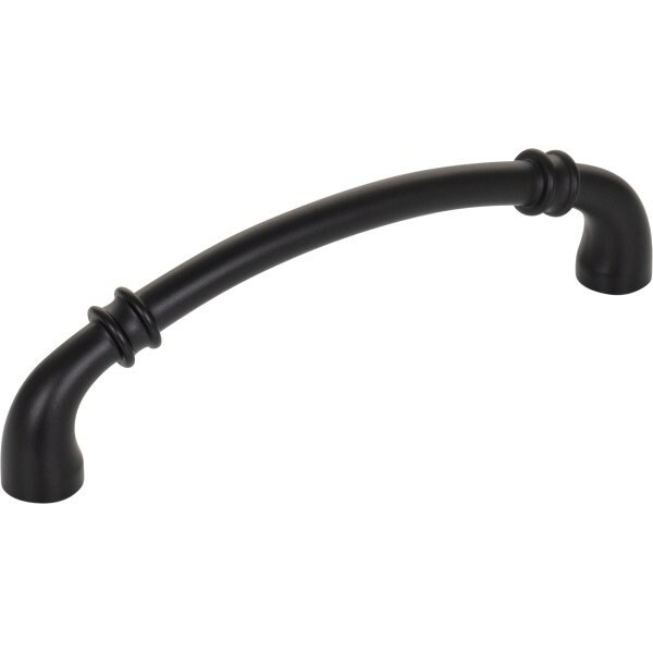 Jeffrey Alexander 128 mm Center-to-Center Matte Black Marie Cabinet Pull - 445-128MB