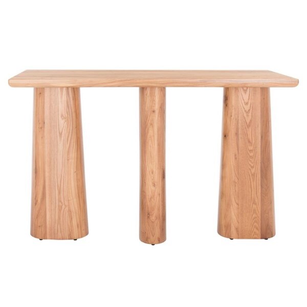 Safavieh Ryllae Elm Wood Console Table, Natural - 1 Box of 2 - SFV2303A-2BX