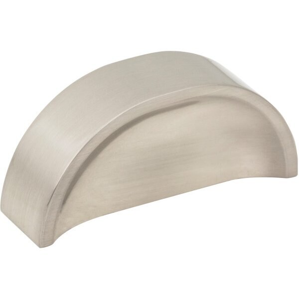 Jeffrey Alexander 32 mm Center-to-Center Satin Nickel Elara Cabinet Pinch Pull - 484-32SN