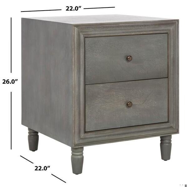 Safavieh Blaise Accent Stand- French Grey - 26 x 22 x 22 in. - AMH6605B