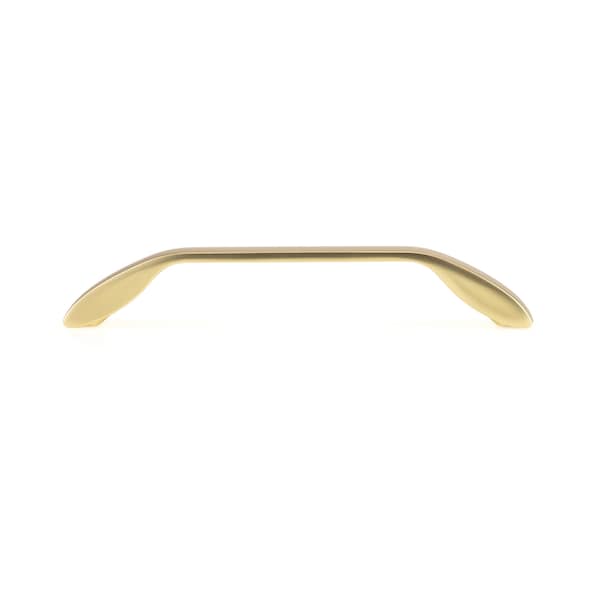 Richelieu 6 5/16 in (160 mm) Center-to-Center Brushed Gold Contemporary Drawer Pull - BP9455160165