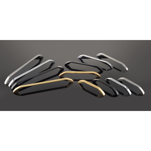 Richelieu 6 5/16 in (160 mm) Center-to-Center Brushed Gold Contemporary Drawer Pull - BP9455160165