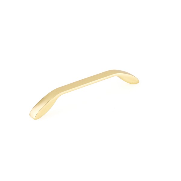 Richelieu 6 5/16 in (160 mm) Center-to-Center Brushed Gold Contemporary Drawer Pull - BP9455160165