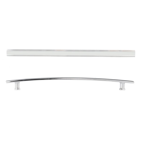 Richelieu 12-5/8 in. (320 mm) Center-to-Center Chrome Transitional Drawer Pull - BP7070320140