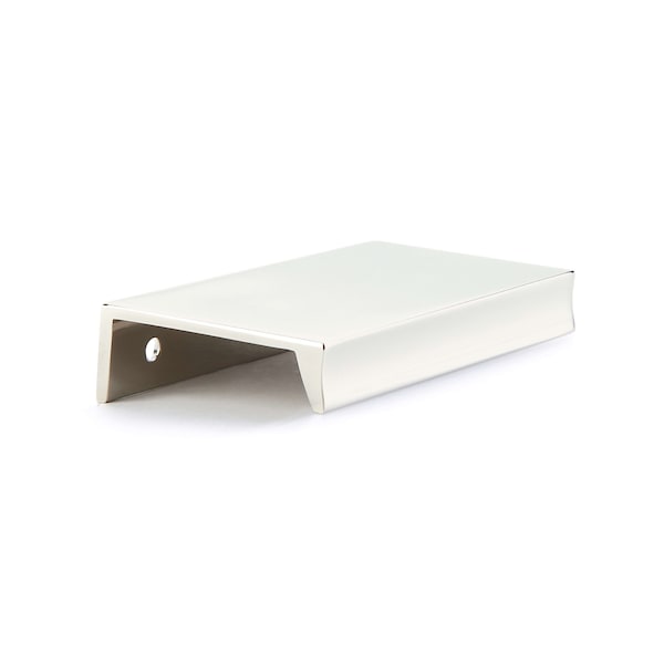 Schaub 3in Center to Center Sabre Edge Pull Polished Nickel Finish - 10010-PN