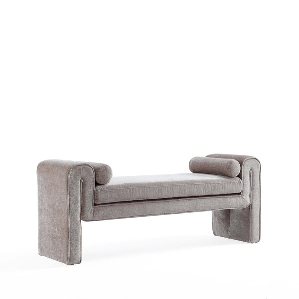 Manhattan Comfort Concord Bench in Dove - BE001-DO