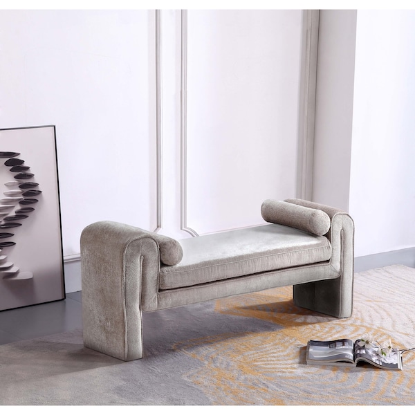 Manhattan Comfort Concord Bench in Dove - BE001-DO