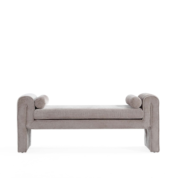 Manhattan Comfort Concord Bench in Dove - BE001-DO
