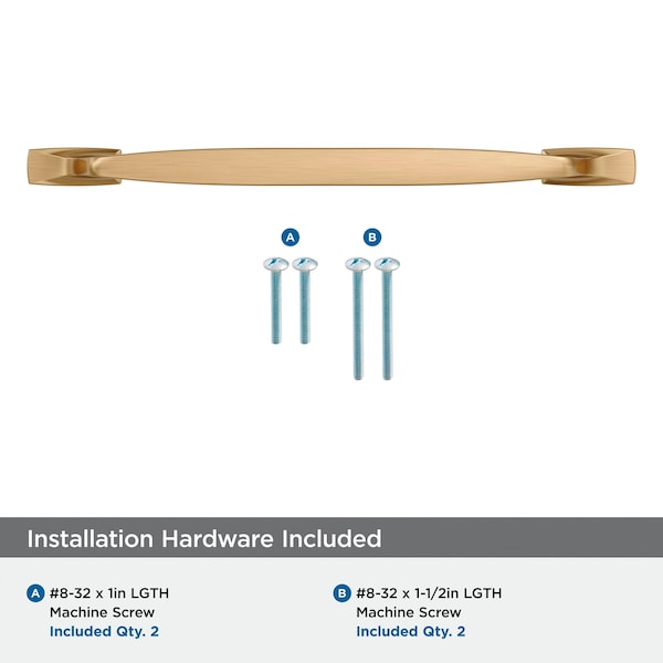 Amerock Highland Ridge 8-13/16 inch 224mm Center-to-Center Champagne Bronze Cabinet Pull - BP55328CZ