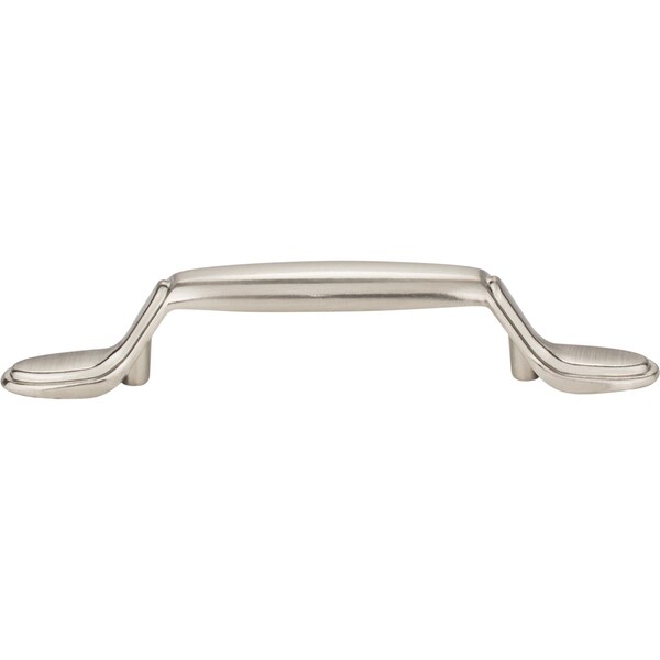 Elements By Hardware Resources 3" Center-to-Center Satin Nickel Vienna Cabinet Pull - P106-SN