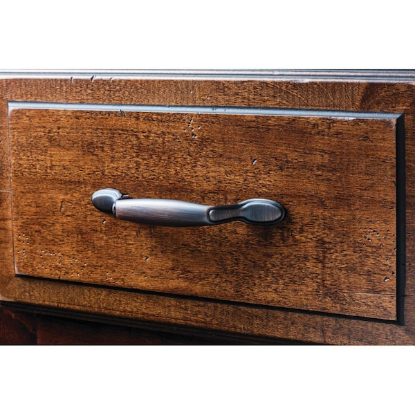 Elements By Hardware Resources 3" Center-to-Center Satin Nickel Vienna Cabinet Pull - P106-SN