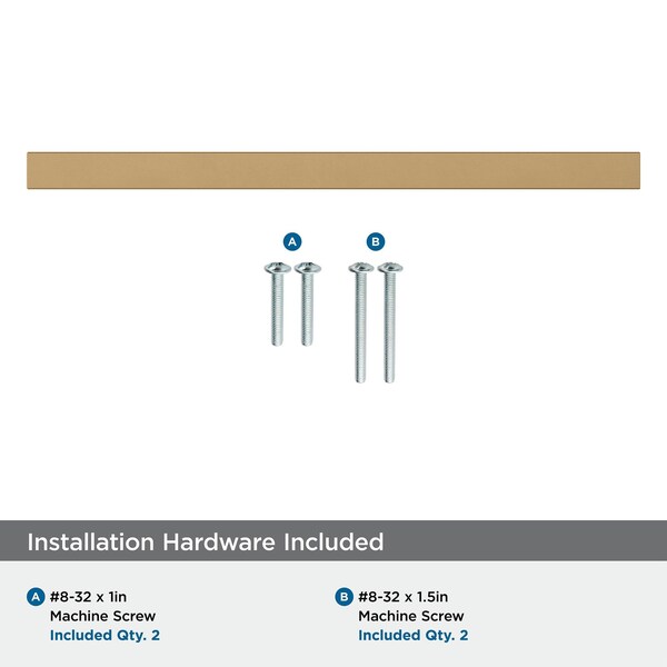 Amerock Monument 6-5/16 in 160 mm Center-to-Center Champagne Bronze Cabinet Pull - BP36572CZ