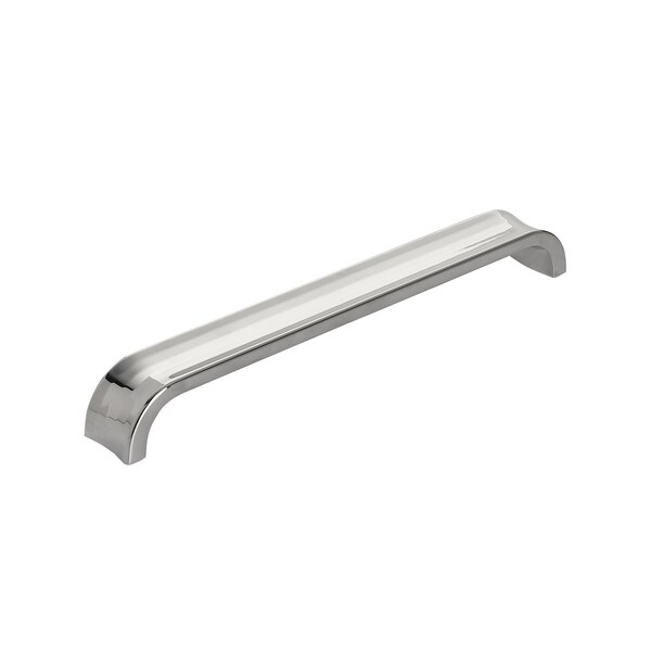 Amerock Concentric 7-9/16 in 192 mm Center-to-Center Polished Nickel Cabinet Pull - BP36815PN
