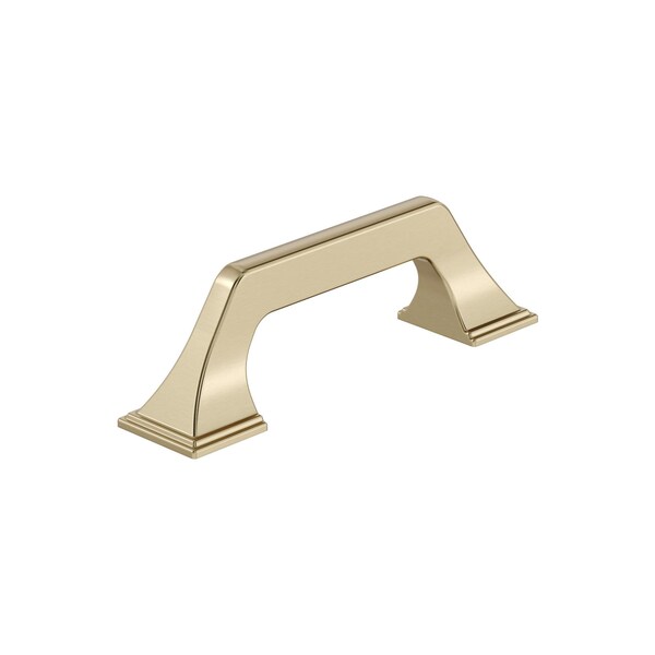 Amerock Exceed 3 inch 76mm Center-to-Center Golden Champagne Cabinet Pull - BP37375BBZ