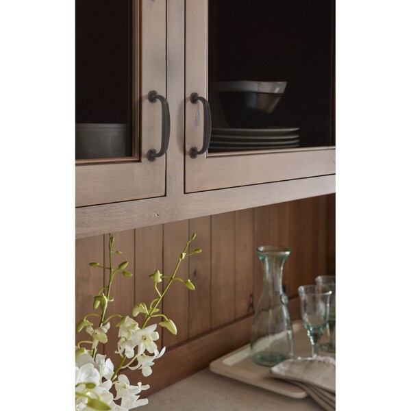 Amerock Renown 3 inch 76mm Center-to-Center Oil Rubbed Bronze Cabinet Pull - BP37395ORB