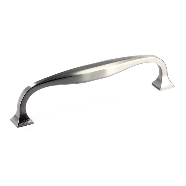 Richelieu 6 5/16 in (160 mm) Center-to-Center Brushed Nickel Transitional Cabinet Pull - 3921160195